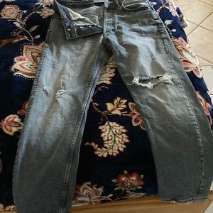 ZARA Faded gray jeans